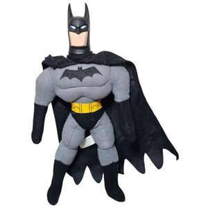 DC Comics Justice League Batman Plush 11" Toy Factory Stuffed Black & Gray Toy